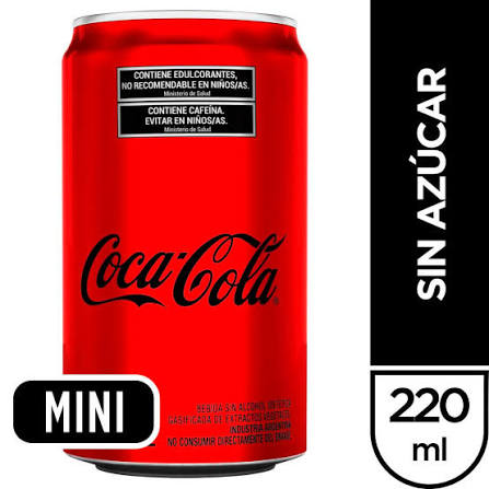 mini lata coca Zero