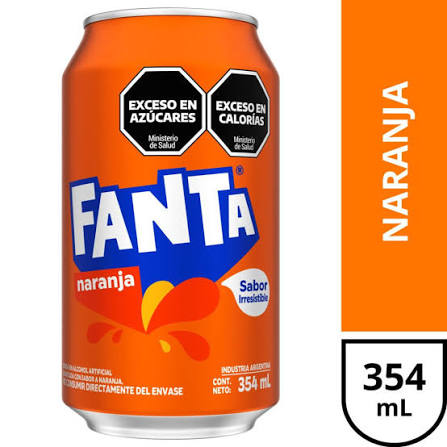 Fanta  lata 354cc